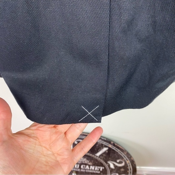 Ann Taylor Black Double breasted linen cotton blend Blazer NWT size 8 - Picture 16 of 16